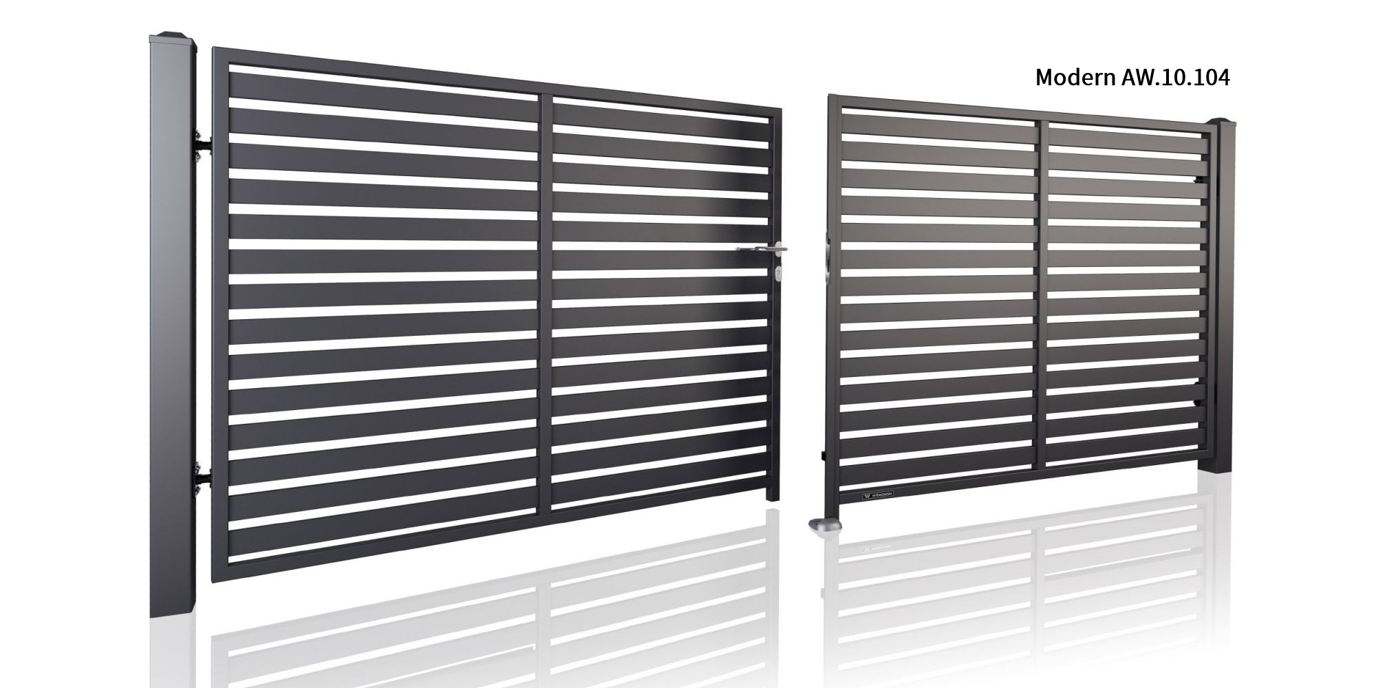 Einfahrtstor Modern – Modell AW.10.104