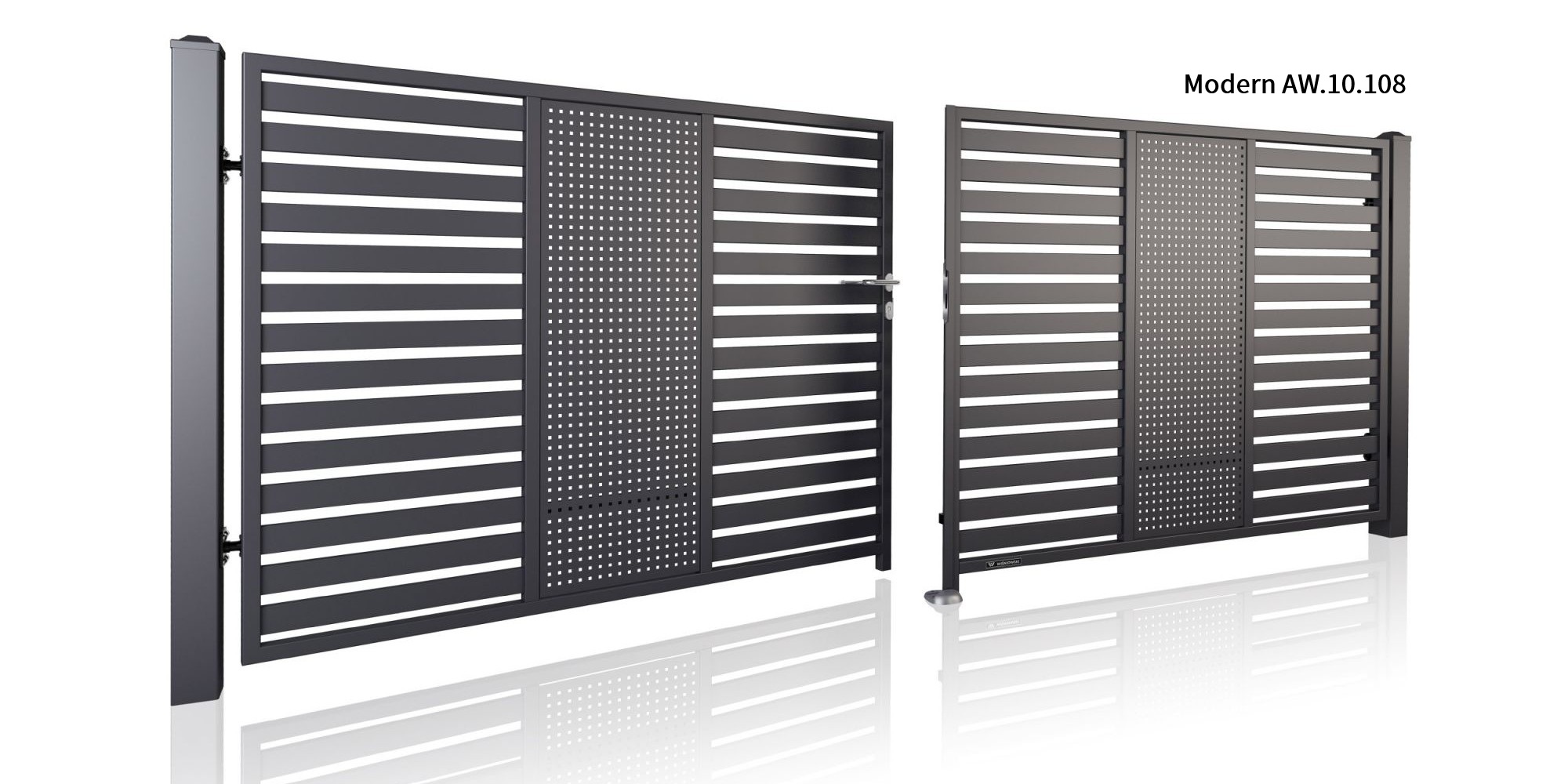 Einfahrtstor Modern – Modell AW.10.108