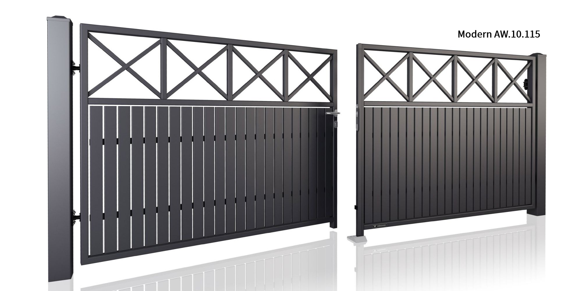 Einfahrtstor Modern – Modell AW.10.115