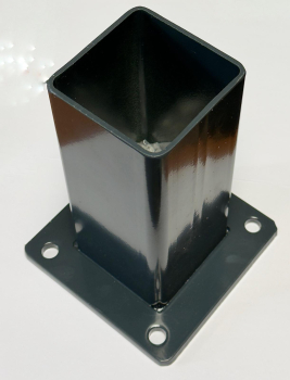 Fußplattenadapter für 100x100mm Torpfosten