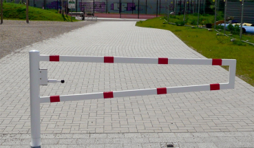 Drehschranke / drehbare Wegesperre – verschiedene Breiten und Ausführungen
